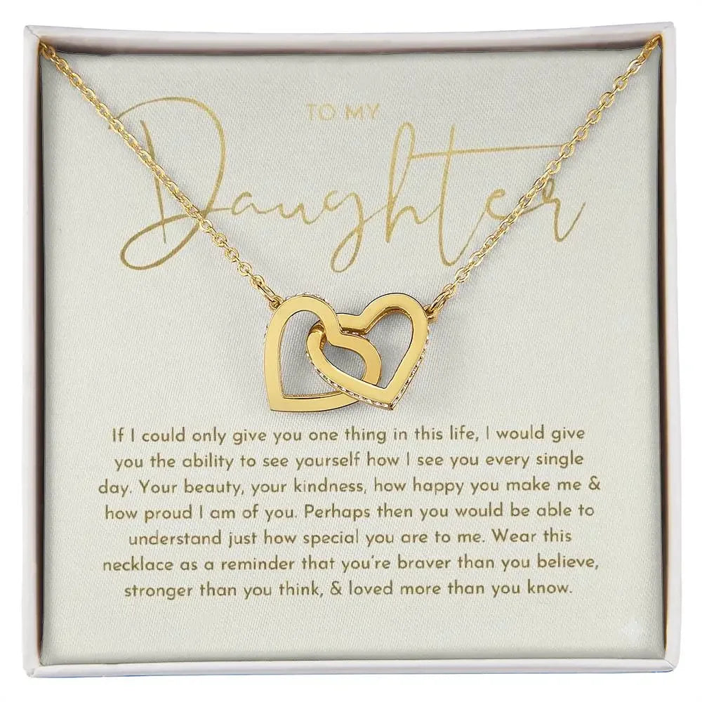 To My Daughter Necklace, Daughter Gift ShineOn Fulfillment