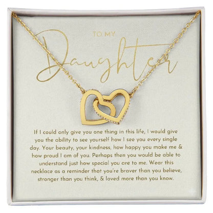 To My Daughter Necklace, Daughter Gift ShineOn Fulfillment