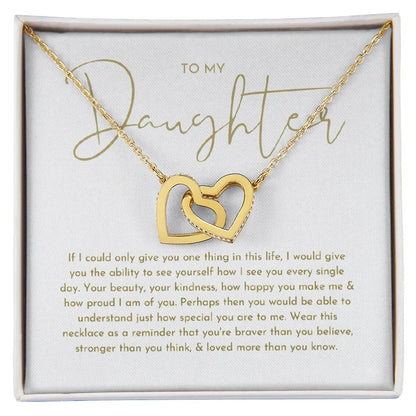 To My Daughter Necklace, Daughter Gift
