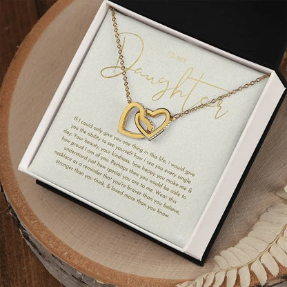 To My Daughter Necklace, Daughter Gift ShineOn Fulfillment