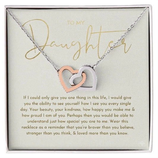 To My Daughter Necklace, Daughter Gift ShineOn Fulfillment