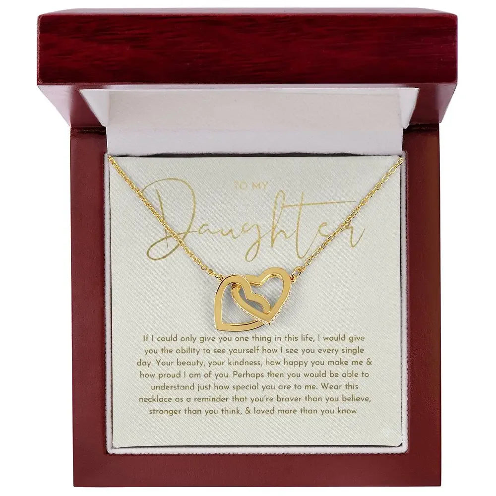To My Daughter Necklace, Daughter Gift ShineOn Fulfillment