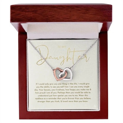 To My Daughter Necklace, Daughter Gift ShineOn Fulfillment