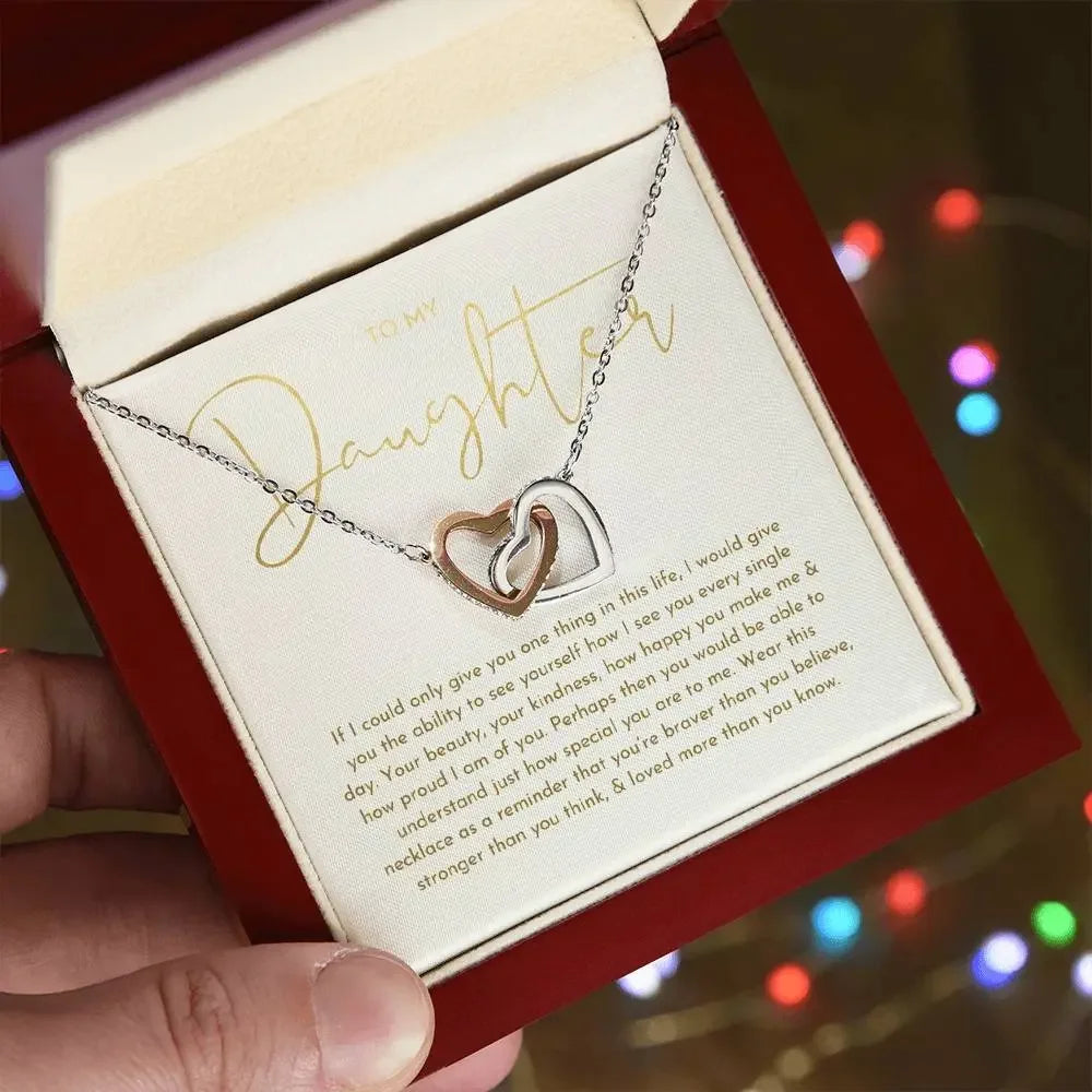 To My Daughter Necklace, Daughter Gift ShineOn Fulfillment