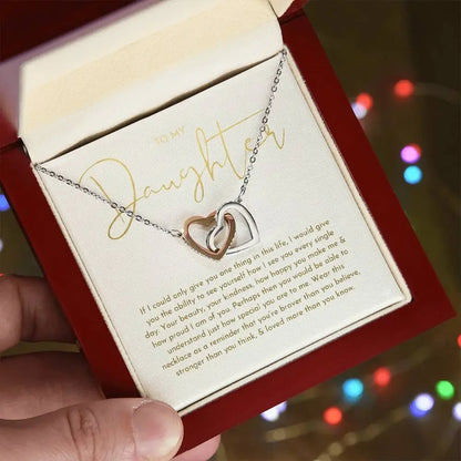 To My Daughter Necklace, Daughter Gift ShineOn Fulfillment