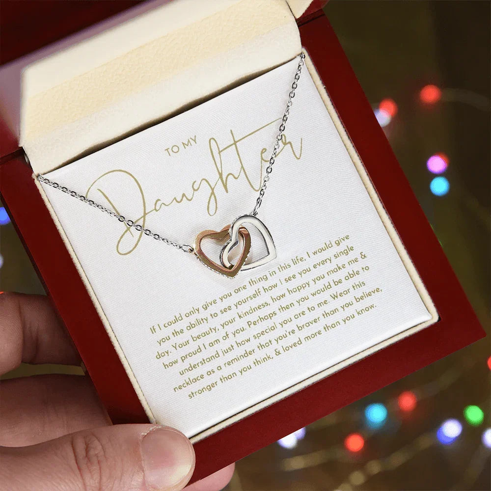 To My Daughter Necklace, Daughter Gift